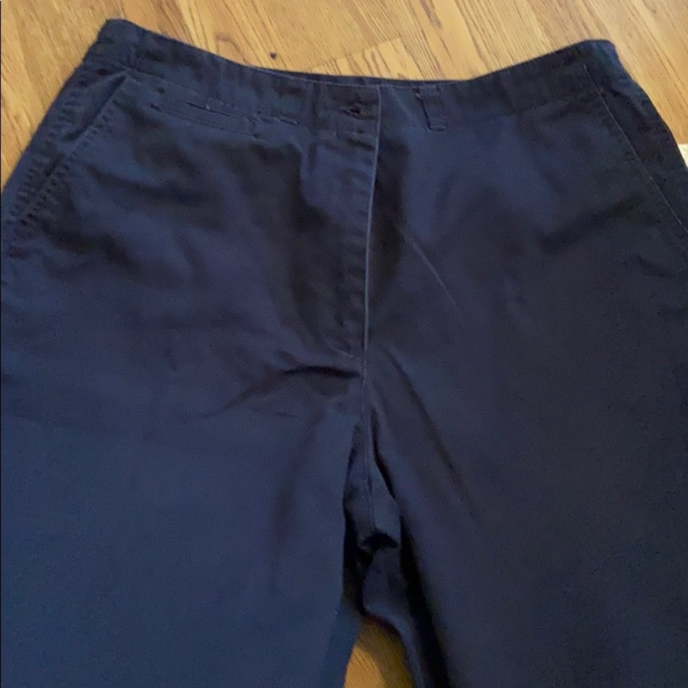 Navy Capris
